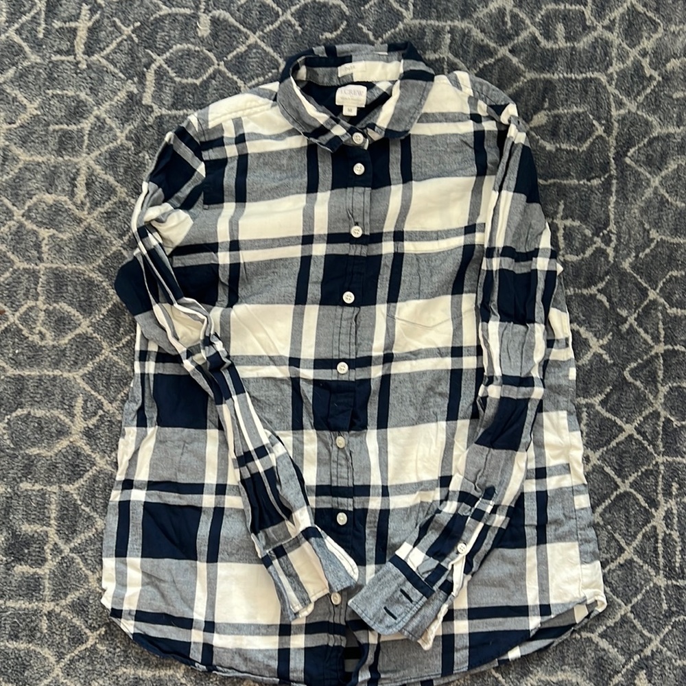 J. Crew Flannel Button Down